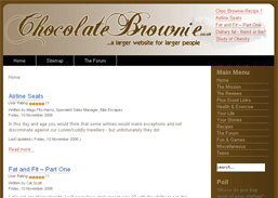 Chocolate Brownie...a larger website for larger people