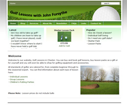 Golf Lessons with Pro-Golfer, John Forsythe