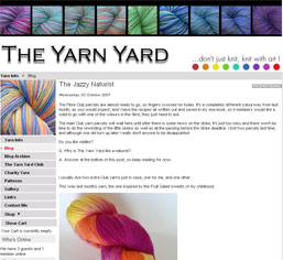 The Yarn Yard : Don't Just Knit, Knit with Art